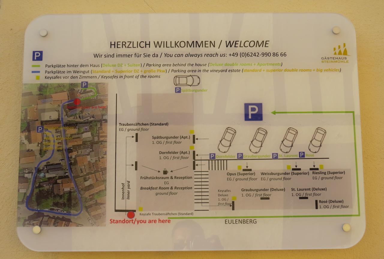 Gaestehaus Steinmuehle Osthofen Esterno foto